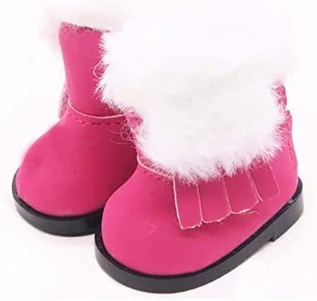Aeromdale Puppen-Schneestiefel, Schuhe für 35,6 cm, Puppen-Stiefel, lässige Outfits, Kostümzubehör (D)
