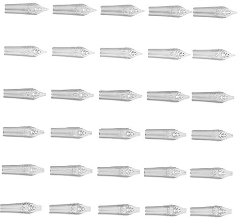 MAGICLULU 30stücke Schreibfeder Ersatzset Für Kalligraphie Stiftspitzen-set Füllfederspitzen Für Schreibfederhalter Zubehör Für Federstifte Zum Üben