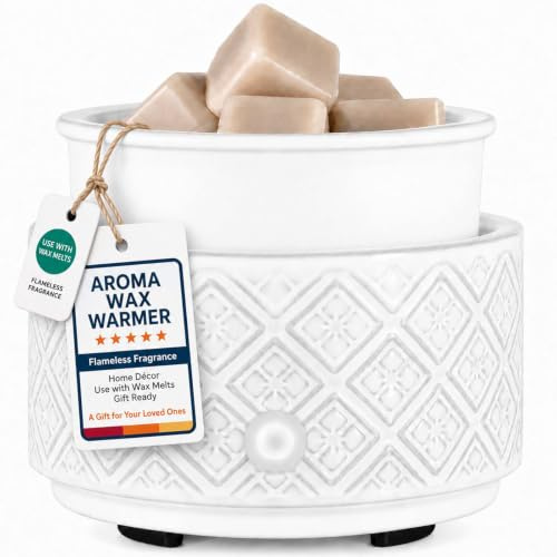 Ceramic Wax Melt Warmer for Scented Wax Melts 3-in-1 Electric