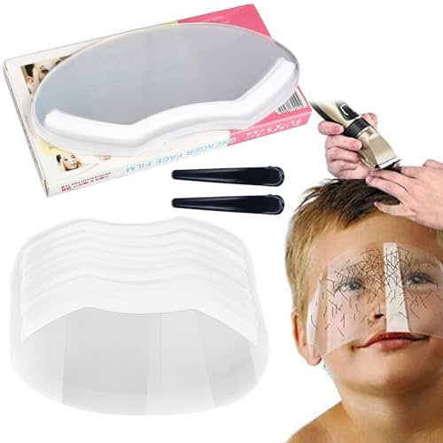30 Stücke Transparent Weich Visier, Klar Gesicht Visier, Friseur Transparent Face Shield, Transparent Visier Gesichtsschutz für Barber Hair Salon Haar Schneiden Färbung Shampoo