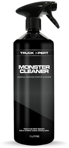 Truck Xpert Monster Cleaner, Ready-to-use Vehicle Degreaser, Multi-surface Cleaning, Safe to Use on all Interior Surfaces Including Leather. (1 Litre)