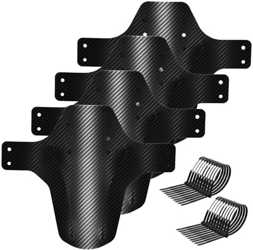 FETESNICE ETESNICE Guardabarros para MTB (Delantero y Trasero) – Juego de Guardabarros para Bicicleta de montaña [20-29 Pulgadas] – Universal, Compatible con la mayoría de Bicicletas (XIAO-DNB-4TW)