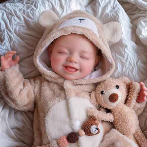 BABESIDE Lebensechte Reborn Babypuppen - Neugeborenes Baby Real Looking Weighted Reborn Girl - Realistische Babys Geburtstagsset für Mädchen Alter 3