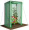VOUNOT® Invernadero para Tomates 100x50x150 cm, Túnel de Cultivo con Techo Inclinado, Gran Puerta Frontal, Cubierta PE Reforzada 135g/m², para Plantas Verduras Flores, Verde