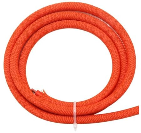 VONCYKI 1/2/3/5/10/20/30/50M 6mm Insulated PET Braid Sleeving High Density Cable Sheath Wrap Cable Protector Braid Sleeves For Wires(Orange,6MM_1 METER)