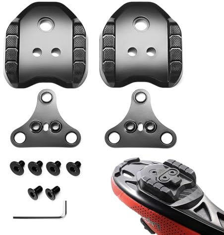2 Pieces Fahrrad-Schuhclip Verschlussplatte Konverter,Kompatibel mit Shimano SPD, SM-SH41 Fahrradpedale,Konverter für Pedalsperrplatten für Rennräder und Mountainbikes