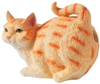 Porta Fazzoletti a Forma di Sedere di Gatto | Porta Fazzoletti Gattino Divertente - Accessorio Decorativo Divertente In Resina Materiale Resistente Ideale Per Arredamento Bagno Sala Da