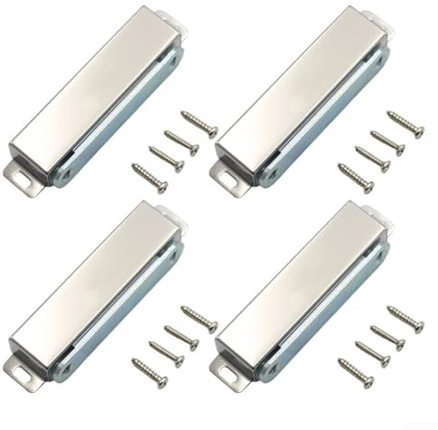 Chiavistello magnetico resistente in acciaio inox per armadietti, armadietti da cucina, armadi e applicazioni marine, forte chiudiporta magnetico con