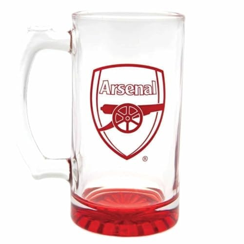 Forever Collectibles UK Limited Arsenal FC Stein Pint Glass, 14 fluid ounces
