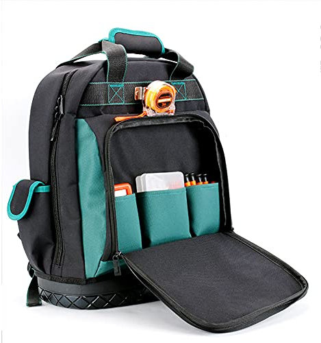 Joyfitness Werkzeug Rucksack Schulter Werkzeugtasche Multifunktionaler Aufzug, Oxford Handwerkzeug Aufbewahrungstasche Organizer Für Indoor Und Outdoor Gartenarbeit Für Damen Herren