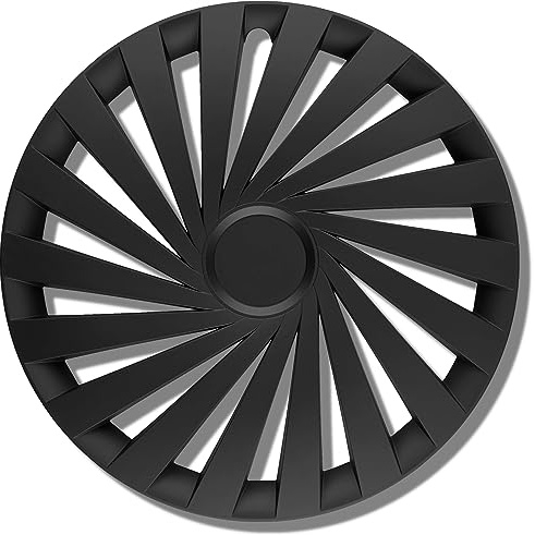 Radkappen 14 Zoll schwarz Imperium Radzierblenden 4er Set - Radblenden für die meisten Automarken und Stahlfelgen - Zierkappen