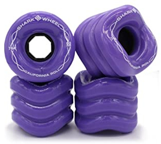 Shark Wheel 60 mm Longboard Cruising Räder, DNA Formula, Set mit 4 Räder