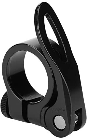 TeamSky Cierre de sillín o Abrazadera tija de sillín Bicicleta de Bici montaña de Aleación de Alumini con Palanca liberación,Abrazadera de Tija de Sillín de Bici Rápido 25.4 mm y 28.6 mm
