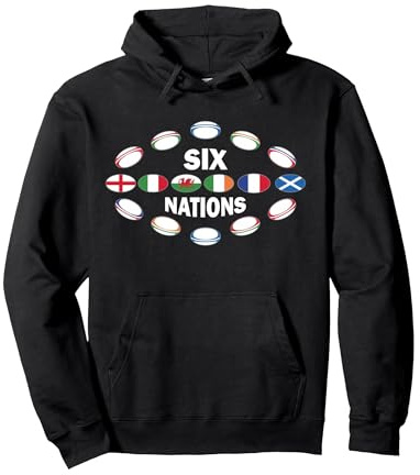 Rugby Six Nations T-Shirt Pullover Hoodie