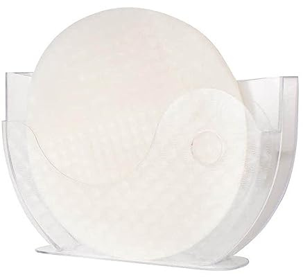 Breadom Rice Paper Water Bowl with Side Pocket Holder Holds UP to 27cm Rice Paper for Making Fresh Spring Rolls (Rice Paper Not Included),Summer Rolls. Spring Roll Maker