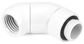 Alphacool Verbindung Eiszapfen Winkeladapter Doppel-45° drehbar G1/4 AG auf G1/4 IG