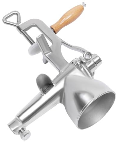 Mermajestic Edelstahl 304 Weizengras Juicer mit Saugnapf-Basis und Tischklemme，Presse Entsafter， Manuelle Entsafter (Upgrade)， Edelstahl zum Entsaften von Weizengras, Ingwer, Äpfel, Trauben ﻿