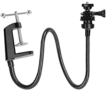 Soporte para cámara con pinza de sujeción de mesa mejorada, soporte flexible para Webcam Brio 4K C925e C922x C922 C930e C930 C920 C615 Cubierta para Webcam Cubierta Webcam C920s