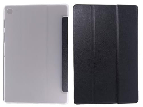 Custodia Smart Cover pieghevole per SAMSUNG GALAXY S5e 10.5 (T720), Flip Smart Cover, Custodia protettiva, Nero