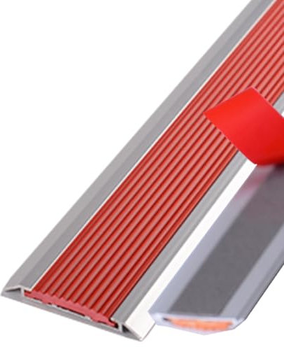YERUNGT Treppe Anti Rutsch Streifen, Kantenschutz-Formleiste für den Außen- und Innenbereich, Antirutsch-Band für Aussen-Bereiche, Geeignet für Treppen(3.5 * 100cm/1.4 * 39in)