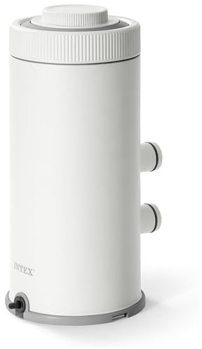 INTEX C530 Cartridge Filter Pump for Above Ground Pools: 530 GPH Pump Flow Rate - Auto Timer - HydroAeration Technology - Includes Type A Filter Cartridge - Turnover Rate/System Flow 475 GPH