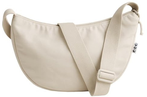 SONS OF ALOHA Half Moon Bag Umhängetasche HOKU aus recycletem Meeresplastik | Halbmond Festivaltasche Wasserabweisend | Stylische Crossbody Bag mit verstellbarem Gurt