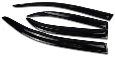 Windabweiser Set Autofenster-Windabweiser Markisenschild Regen Sonne Schnee Unterstände Für Für Tiguan 2017–2021 Wind Regenabweiser