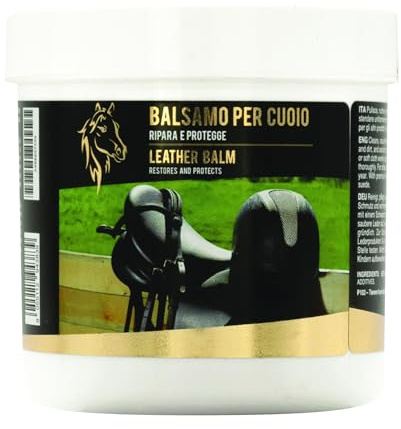 LINEA 101 - Balsamo Protettivo per Cuoio 250ml, con Cera d'Api, Olio di Avocado, Girasole e Burro di Karité, Nutre, Ripara e Protegge, Per Selle, Scarpe, Borse e Accessori, Pelle Liscia, Made in Italy