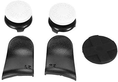 BONKZEBU Kit di Copertura per Levetta per Pollice di Alta qualità per Accessorio di Protezione per Potenziatore di Gioco per Controller (Bianca)