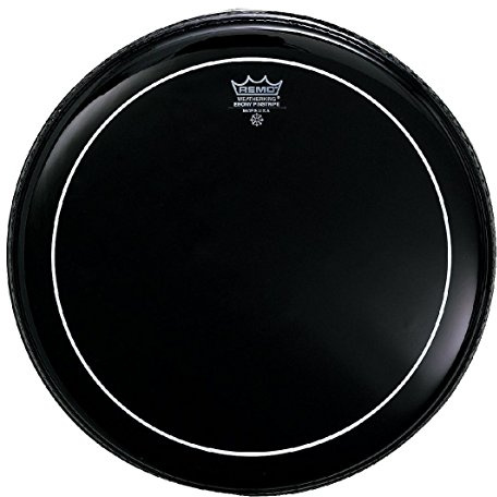Remo Schlagzeugfell Pinstripe Ebony Bassdrum - 18 - ES-1618-PS