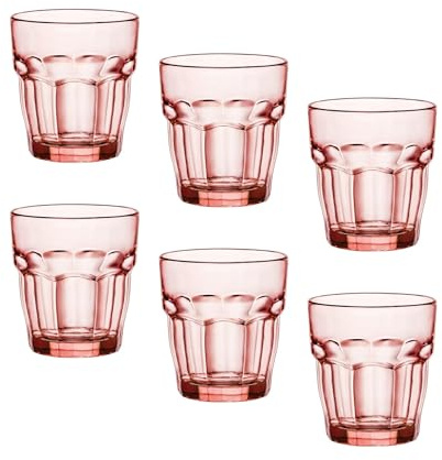 Bormioli Rocco Rock Bar Lounge Rocks Lot de 6 verres à pêche 262,2 g
