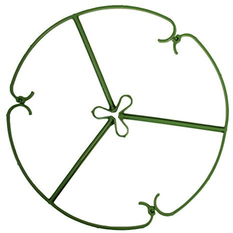 Elixir Gardens ® 10x10 Inch Plant/Flower Support Rings for Bamboo Canes