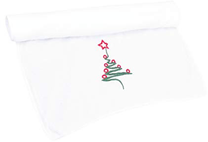 DOITOOL Weihnachten Küche Geschirrtücher Weihnachten Dekorative Handtücher für Urlaub Zuhause Küche Badezimmer Tisch Gäste Hand Spültücher (Baum)