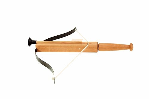 V A H - Römische Kinder-Armbrust-Arcuballista inkl. 3 Sicherheitspfeilen [Geschichte spielend erleben | Stabil aus Federstahl und Buche | Echtes Handwerk | Made in Germany]