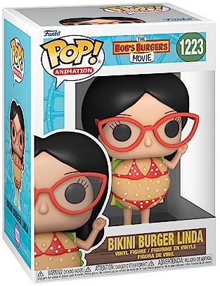 Funko Pop! Animation: Bobs Burgers - Bikini Burger Linda Belcher - Bob's Burgers - Vinyl-Sammelfigur - Geschenkidee - Offizielle Handelswaren - Spielzeug Für Kinder und Erwachsene - TV Fans