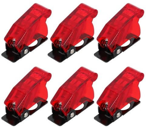iplusmile Wasserdichte Staubdichte Kippschalter Abdeckungen Schalter Schutzkappen Für Industrie Und Haushalt Kippschalter Deckel 4.6X2.7X1.8Cm 6 Stück