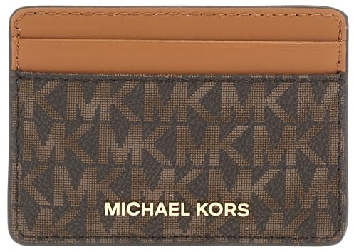 Michael Kors 32F1GJ6D0B-200 CARD HOLDER Donna BROWN Taglia TU