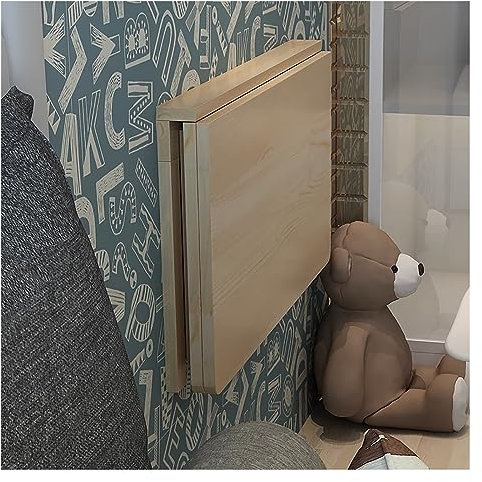 Klappbarer Wandtisch,Wandklapptisch Aus Massivholz,Klapptisch Wand,Wandklapptisch Balkon Wetterfest,Klapptisch Wandtisch,Platzsparender Wandklapptisch,Stehtisch Klappbar,Für Küche ( Size : 100x50cm(39