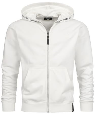 Indicode Herren INMobil Kapuzensweatjacke Zipp-Hoodie aus Baumwoll-Mix