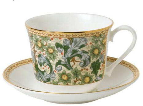 Roy Kirkham Tasse Jumbo et soucoupe Orchard Fruit – 0,4 l