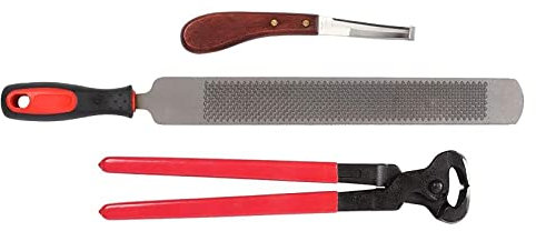 Pinza para pezuñas para Caballo, Herramienta para Recortar pezuñas de herrador de Caballos, Tijeras de Metal Profesionales para Recortar pezuñas de herradores equinos, Pinza para pezuñas resisten