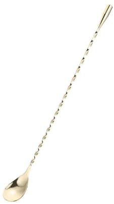 COLLBATH Bar Spoon Stirring Spoon Long Handle for Home Hotel Kitchen Use Stainless Steel Material for Cocktail Shaker