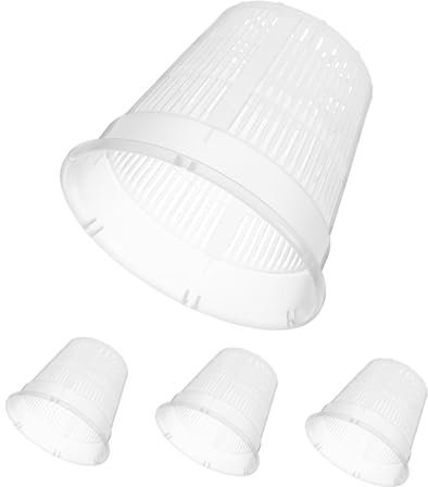 Panier de Culture Hydroponique en Maille Plastique 4 Pièces pour Légumes