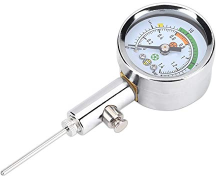 Gegong Kompaktball -Inflationsmesser für Basketball -Fußballvolleyball mit klarem Display, ballpumpe mit Manometer, luftdruckmesser
