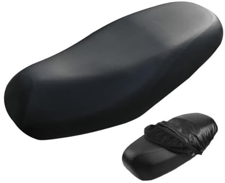WUFKOP Funda Protectora para Asiento de Moto Universal 80x60 cm, Impermeable y Antideslizante con Superficie Mate, para Scooter, Moto, Ciclomotor y Vehículos Eléctricos