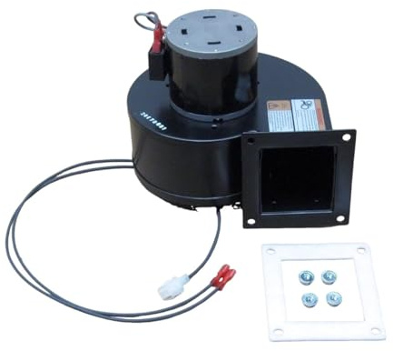 EF-002 Pellet Stove Convection Blower Fan Motor for Enviro Volts 115, Amps 0.50, RPM 3000, Thermally Protected, Blower Exhaust Fans Motor Replace Numbers GF55-003 80622 FAN12001