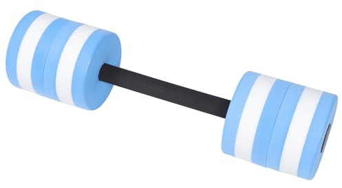 Ciieeo Manubrio Acquatico Lungo in Eva Blu 57 CM per Esercizi di Acquagym e Riabilitazione, Pesi Galleggianti per Piscina, Mare e Spa, Attrezzatura Fitness Acqua per Adulti e