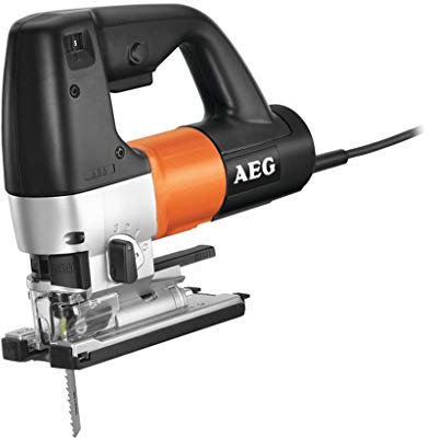 AEG 4002395192694 Scie Sauteuse Pendulaire avec Coffret, 600 W, Multicolore