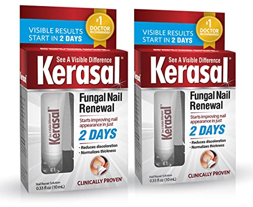 Kerasal Nail Fungal Nail Renewal Treatment 10ml (2 Pack)