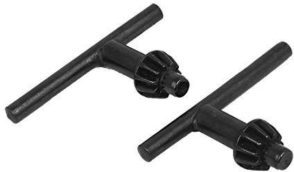 sourcing map Taladro Portabrocas Llave 6mm Piloto 13mm Engranaje para Impacto Atornillador Taladros Herramientas Llave 2 Piezas